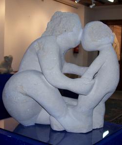 esculturas maternidad